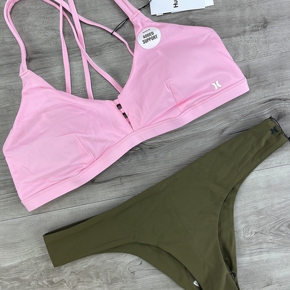 ☀️HURLEY☀️ MAX SCOOP SURF
Q/D HIPSTER BIKINI SET - Picture 5 of 13